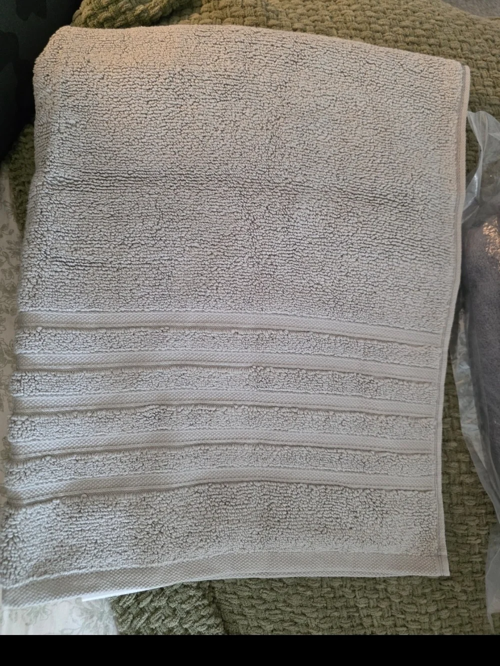 Micros Ultimate Micro Cotton Tub Mat - Light Gray